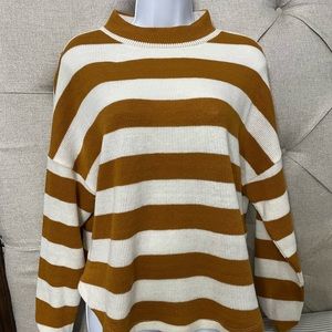 Socialite striped turtle neck sweater